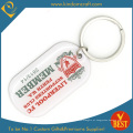 Atacado personalizado silkcreen impresso promoção metal keychain (| ln-0172)